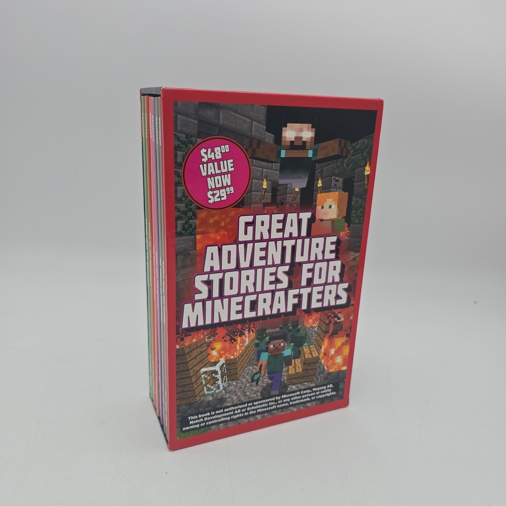 Lot of 5 Minecraft Overworld Adventure Unofficial Novel Danica Davidson Books